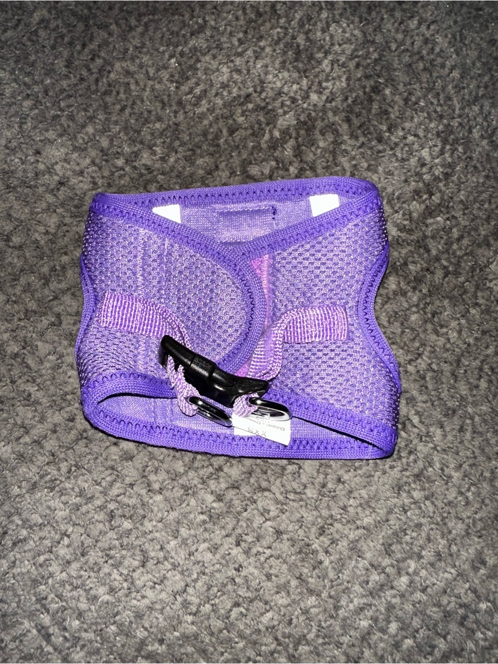 Doggie Design Purple Vest/Harness Size XXS